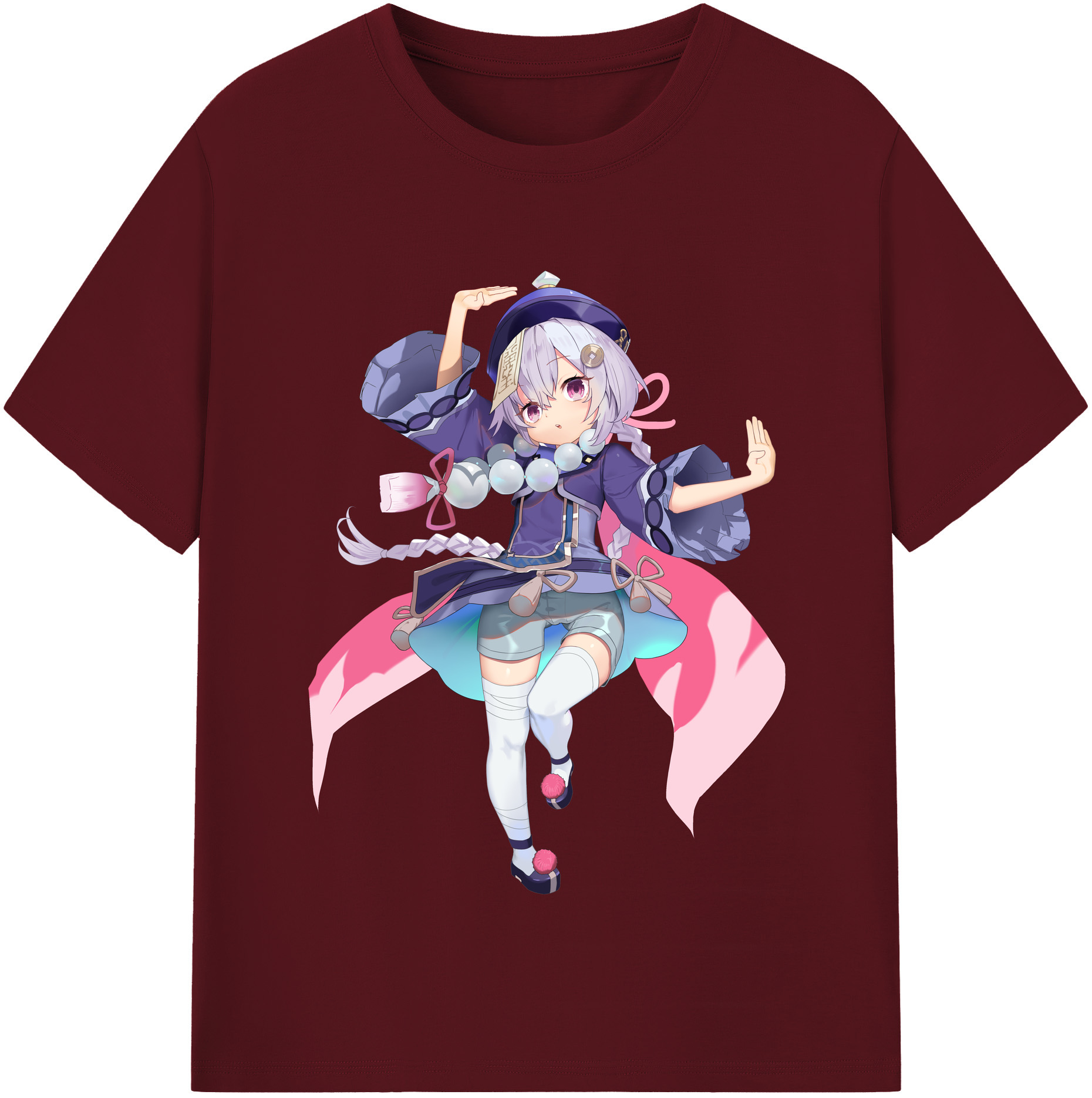 げんし神 七七 なな  genshin Nana 綿100％半袖Tシャツ（フロントプリント）